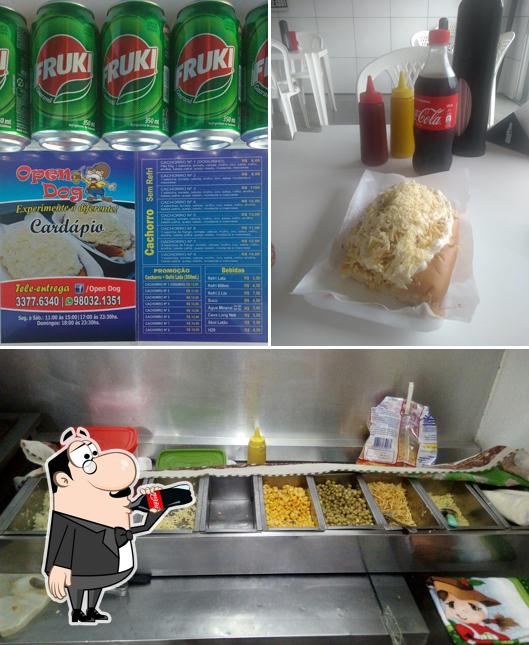 O Open Dog se destaca pelo bebida e comida