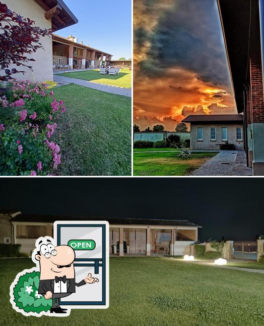 Puoi goderti l'aria fresca da seduto all'esterno di Il Giardino Agriturismo