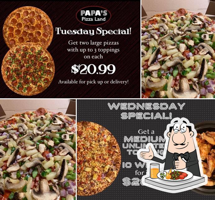 Papas Pizzaland Bowmanville in Bowmanville Restaurant menu and reviews