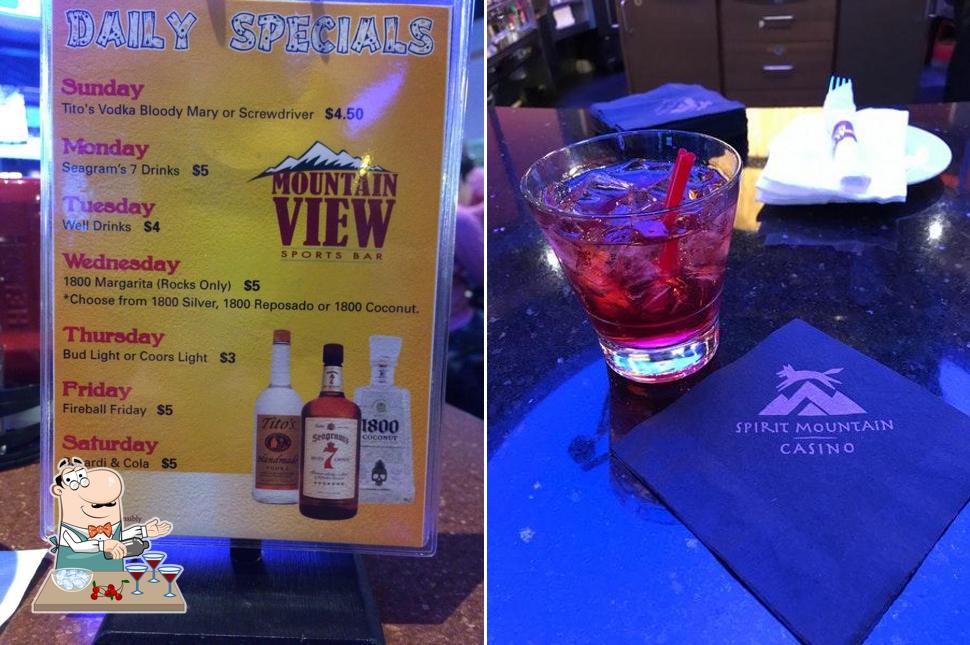Mountain View Sports Bar serves alcohol