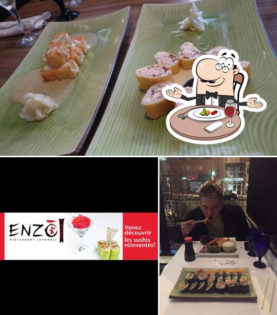 Enzo Sushi se distingue par sa table à manger et boisson