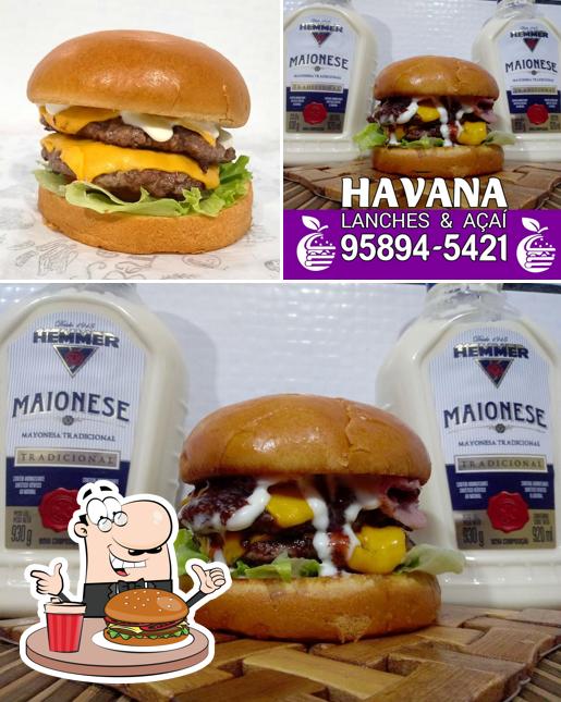 Hambúrguer em HAVANA LANCHES & AÇAÍ