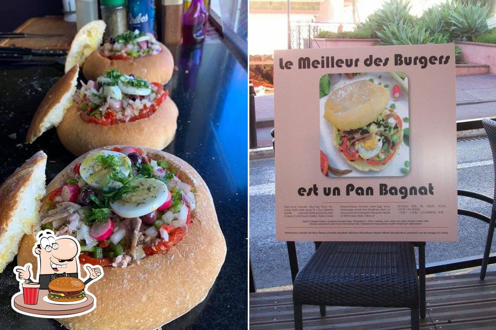 Essayez un hamburger à Restaurant Snack La Calante