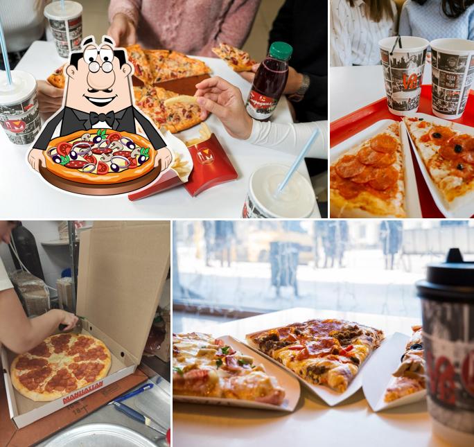 Закажите пиццу в "Manhattan Pizza, Кафе Быстрого Питании"