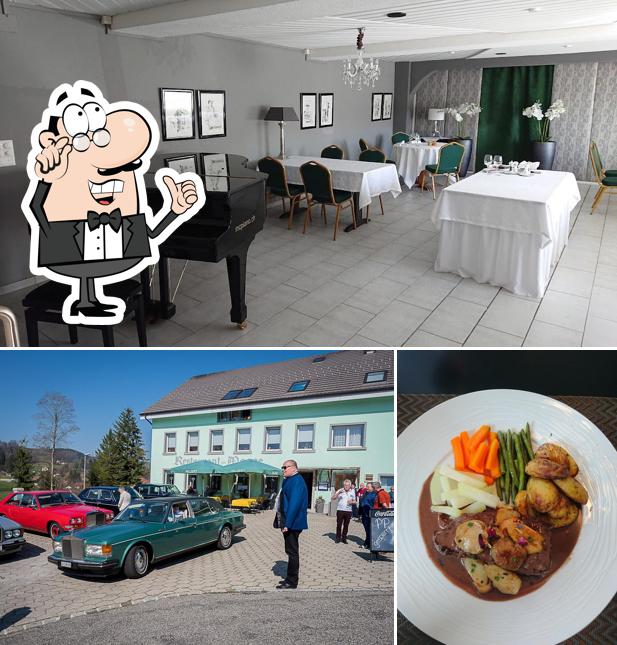 Gli interni di Restaurant zur Waage