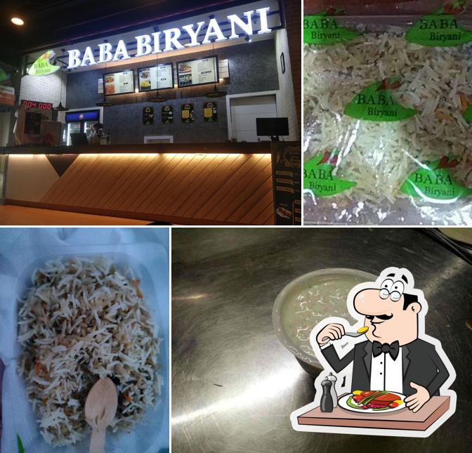 Food at Baba Biryani