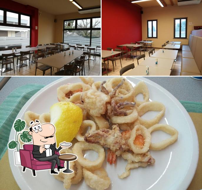 Estas son las imágenes que muestran interior y comida en Ristorante Self Service Happy Hour
