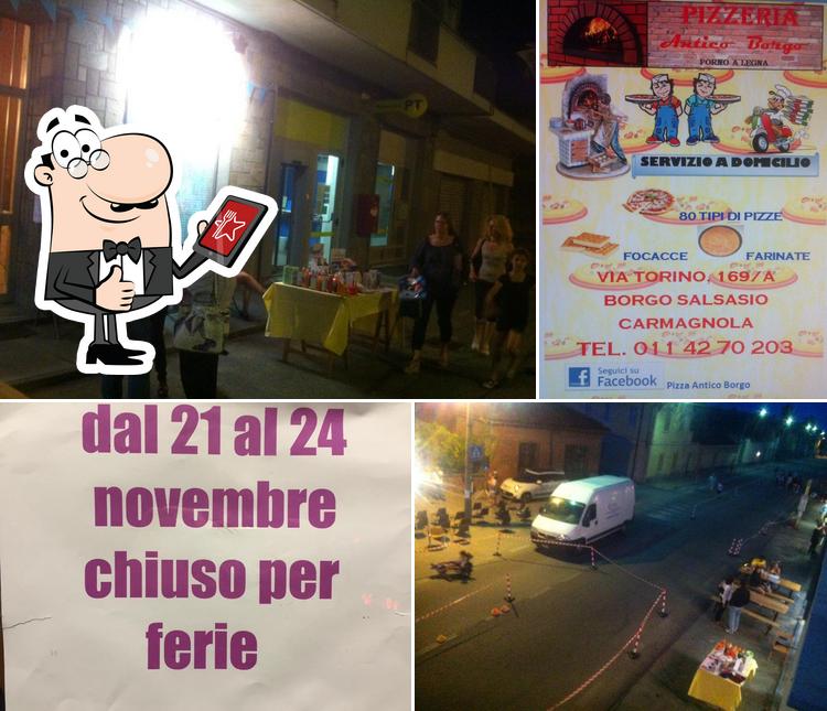 Ecco un'immagine di pizza Antico Borgo