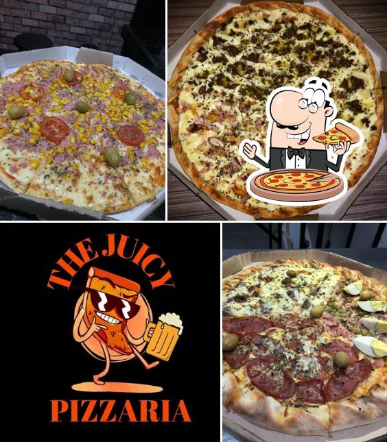 Consiga pizza no The juicy pizzaria