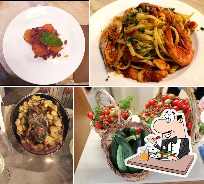 Platti al Trattoria A Quadara