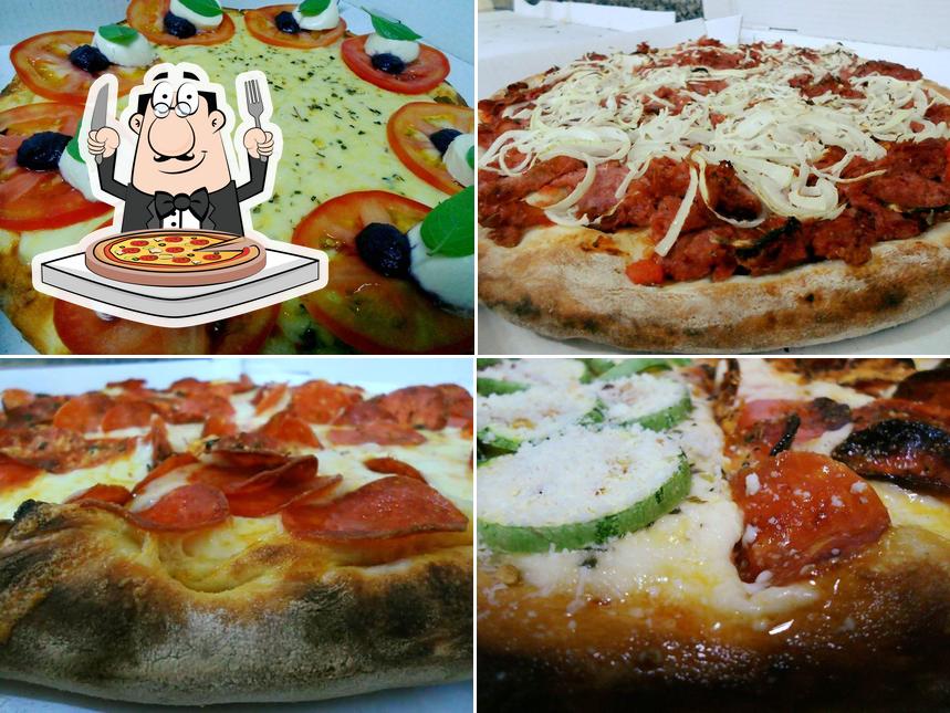 Consiga diversos tipos de pizza