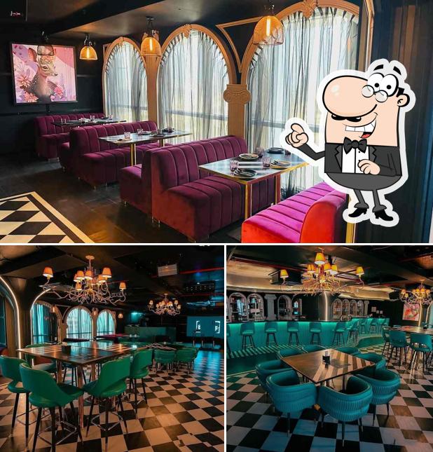 The interior of Cyclone - Modern Dine In & Club