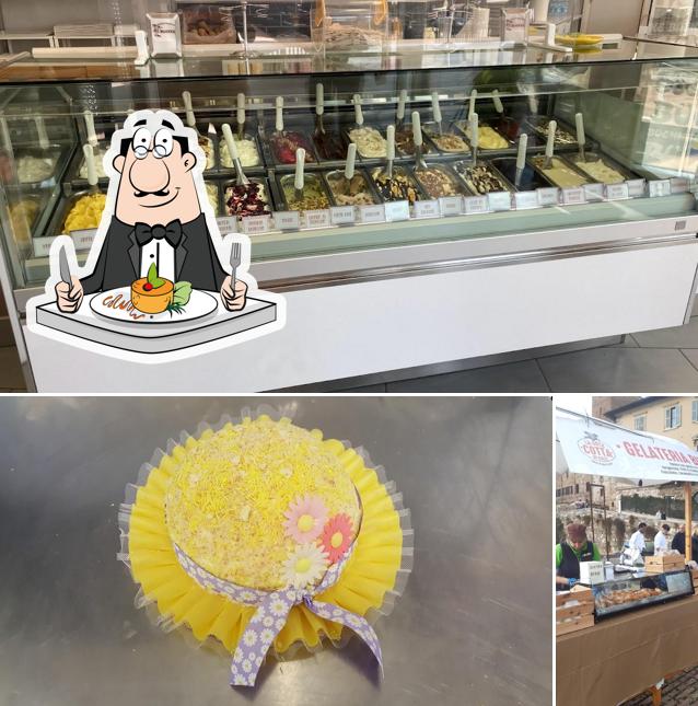 La cibo e interni del ristorante
