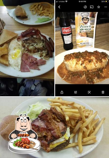 Food at Jessie's Diner