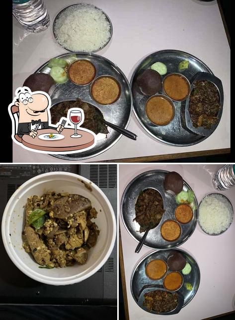 Food at Karnataka Hindu Military Hotel