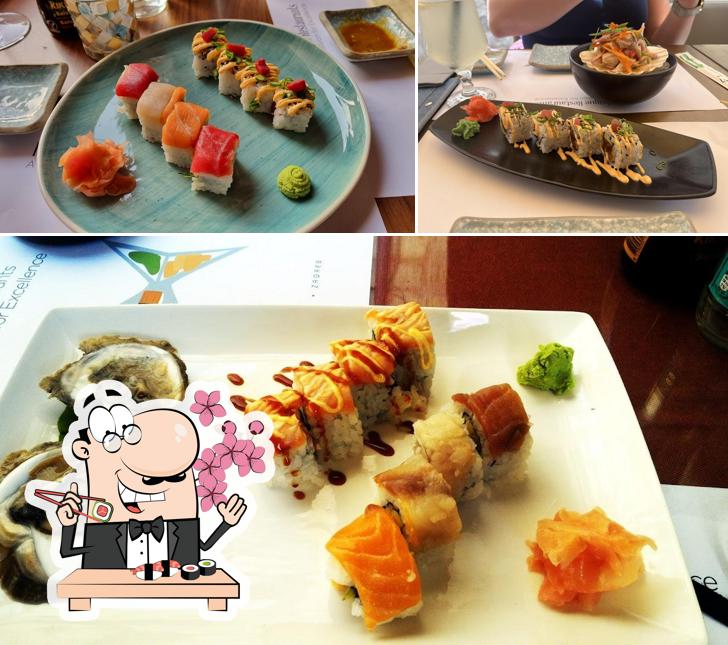 Ordina le diverse opzioni di sushi