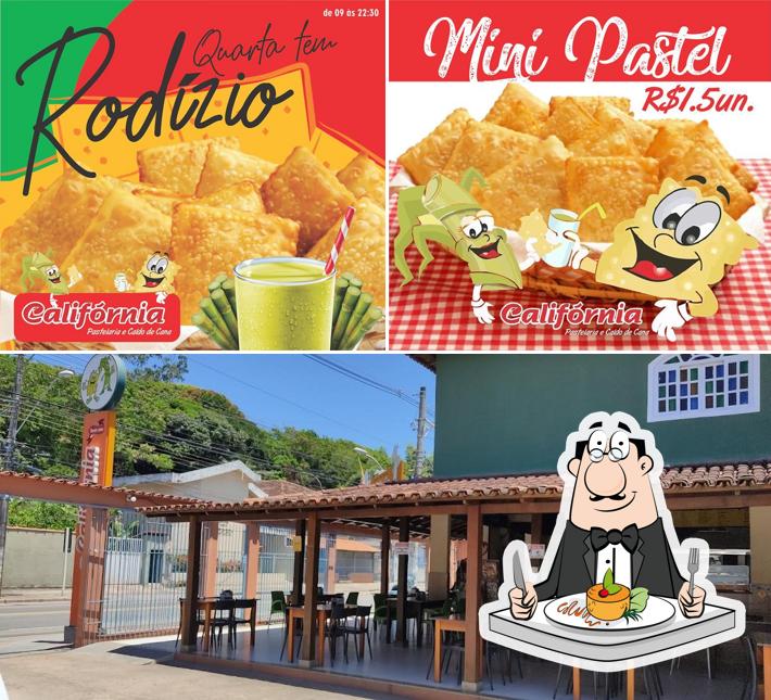 Comida em Califórnia Pastelaria & Caldo de Cana