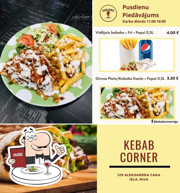 Kebab Corner restaurant, Riga, Aleksandra Čaka iela 129 Restaurant