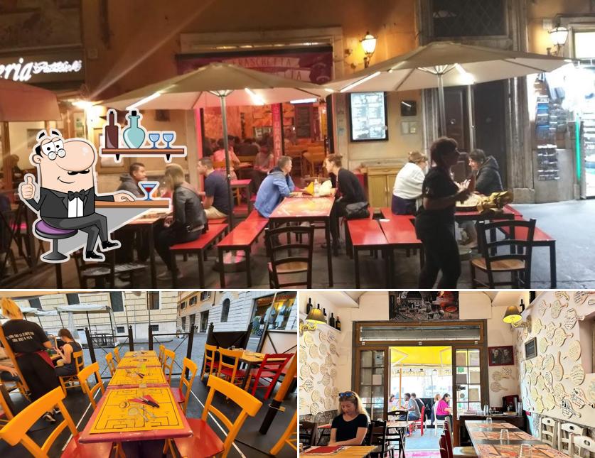 Gli interni di La Fraschetta di Castel Sant’Angelo