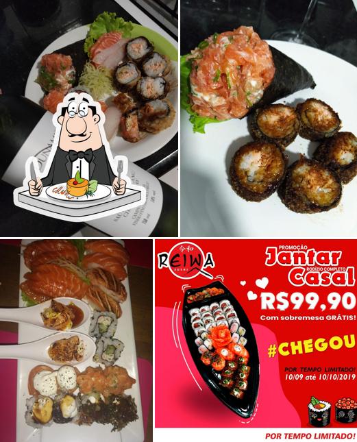 Comida em Reiwa Sushi