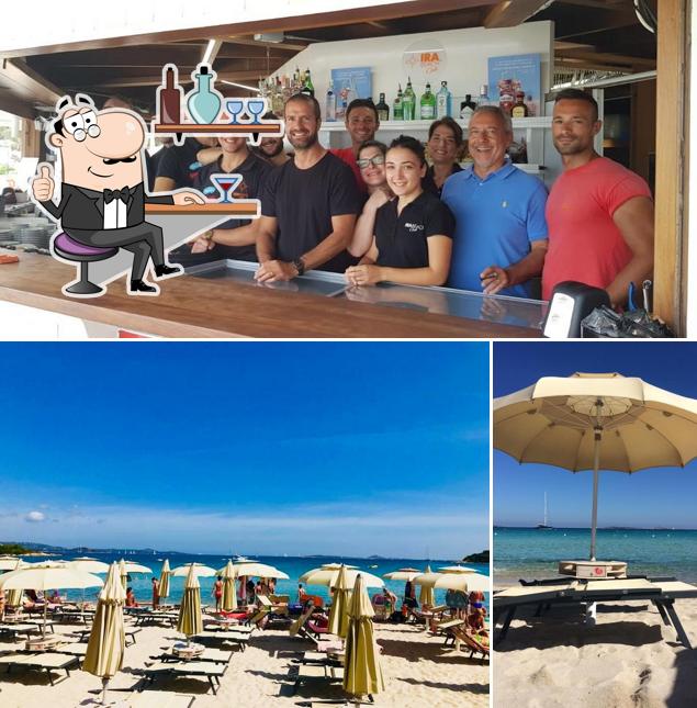 Gli interni di Ira Beach Club Ristorante
