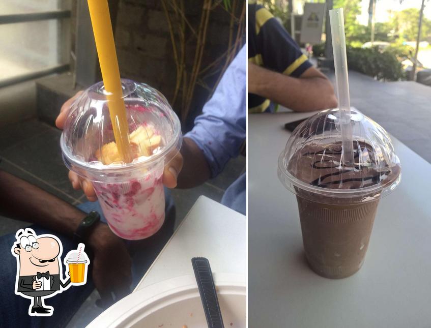 Enjoy a drink at Cofe shake shop