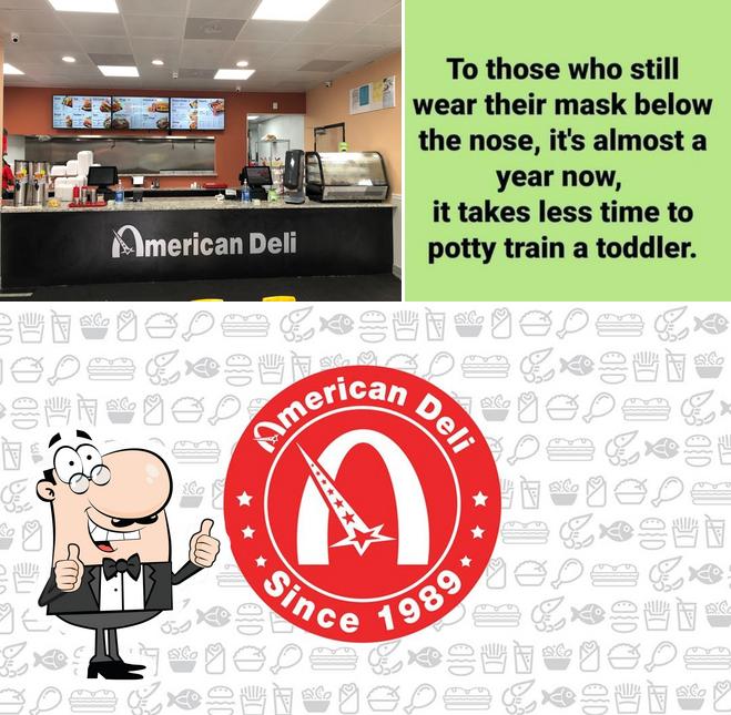 Look at the pic of American Deli