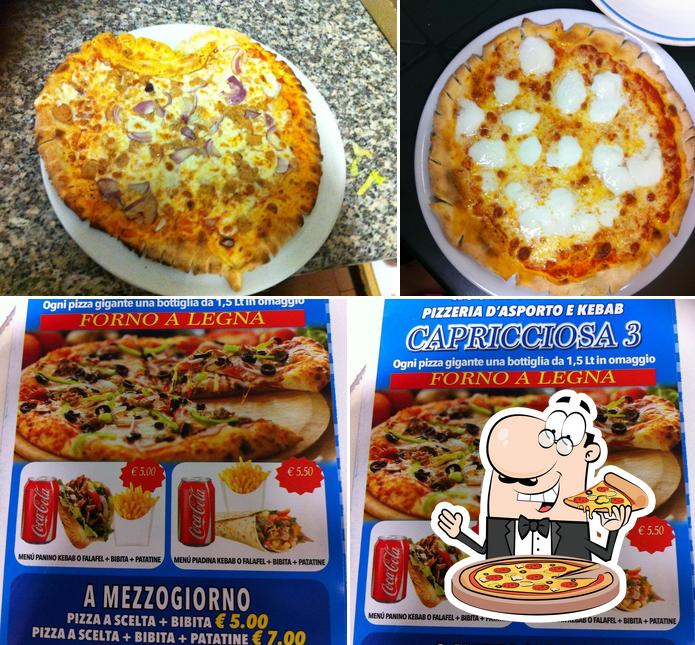 A Capricciosa 3, puoi ordinare una bella pizza