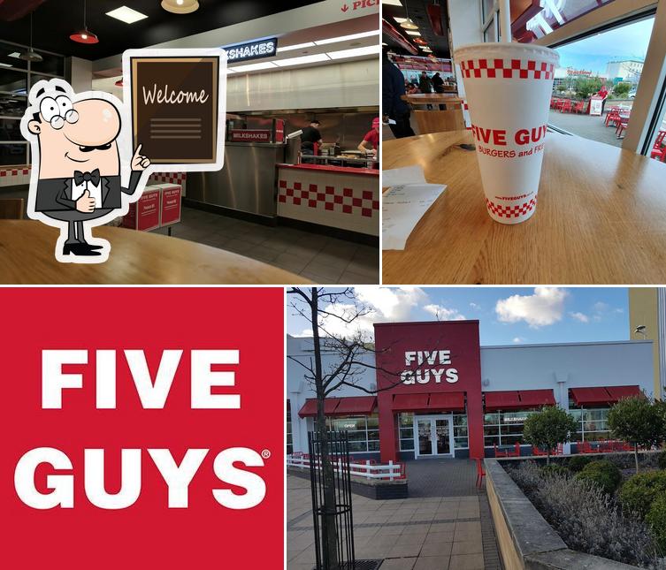 Five Guys Cheshire Oaks in Ellesmere Port Restaurant menu and reviews