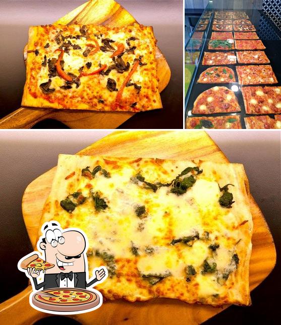 Get pizza at Gourmet Pizza & Soup Co