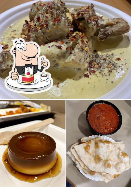Cafe Noorani provides a selection of sweet dishes