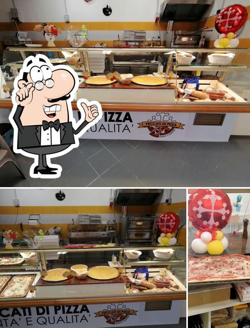 Gli interni di Peccati di Pizza