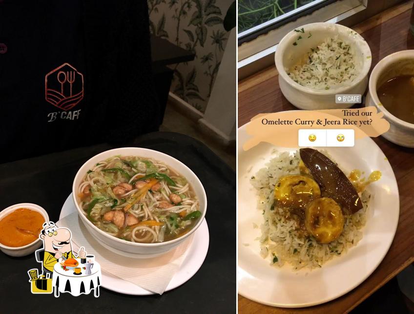 Food at B’ CAFE