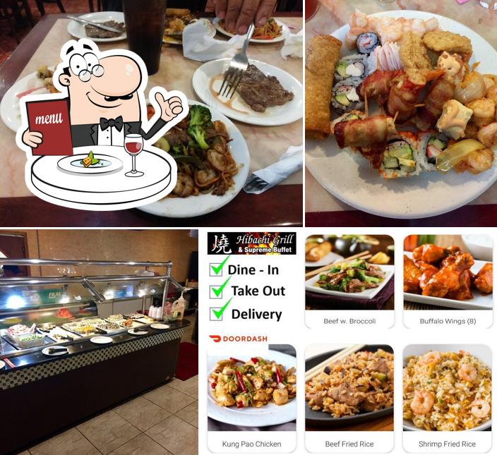 Hibachi Grill Supreme Buffet in Corpus Christi Restaurant menu and