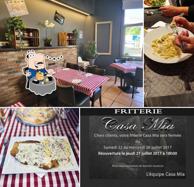 Nourriture à Pizzeria Casa Mia