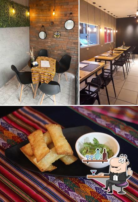 Esta é a foto ilustrando interior e comida no Ají Limo Cocina Peruana y Bar