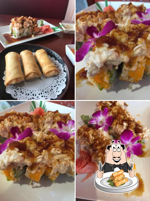 Spring rolls at Sushi-San Thai Jai Dee