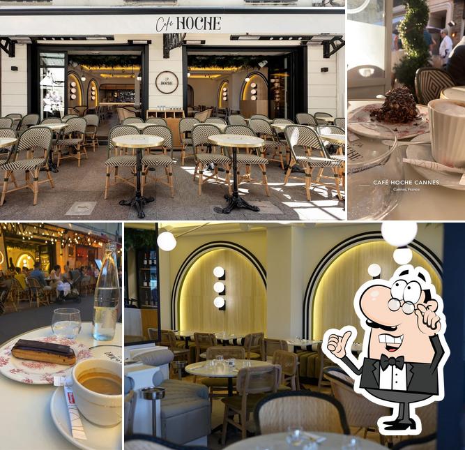 Интерьер "Café Hoche Cannes - Restaurant, Brasserie, Salon de thé Rue Hoche"