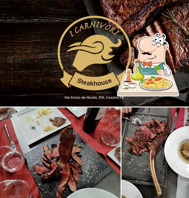 Dai un’occhiata alla foto che mostra la cibo e vino di I Carnivori Steakhouse