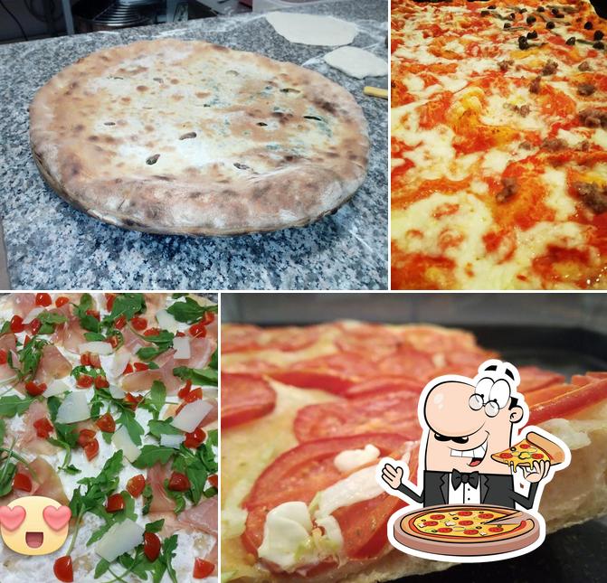 Elige una pizza en Pizzeria Romana