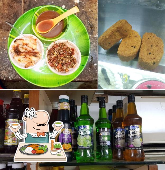 Among different things one can find food and beer at Vinod Bakery