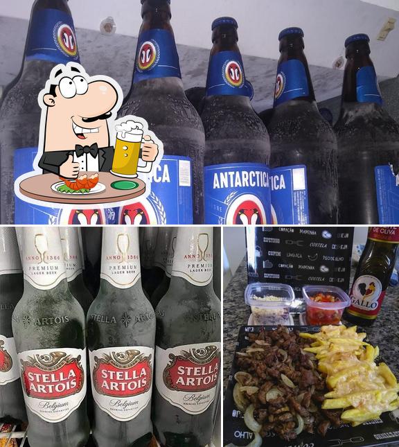 Você pode tomar um copo de cerveja leve ou escura