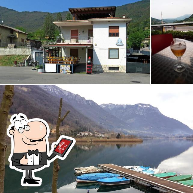 Guarda la foto che presenta la esterno e birra di Bar Del Lago Di Spaccacerri Gianfranco