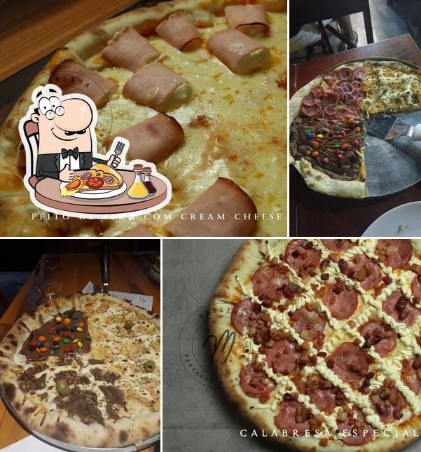 Experimente pizza no Massima Pizzaria