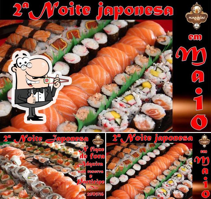 Prove diversas opções de sushi