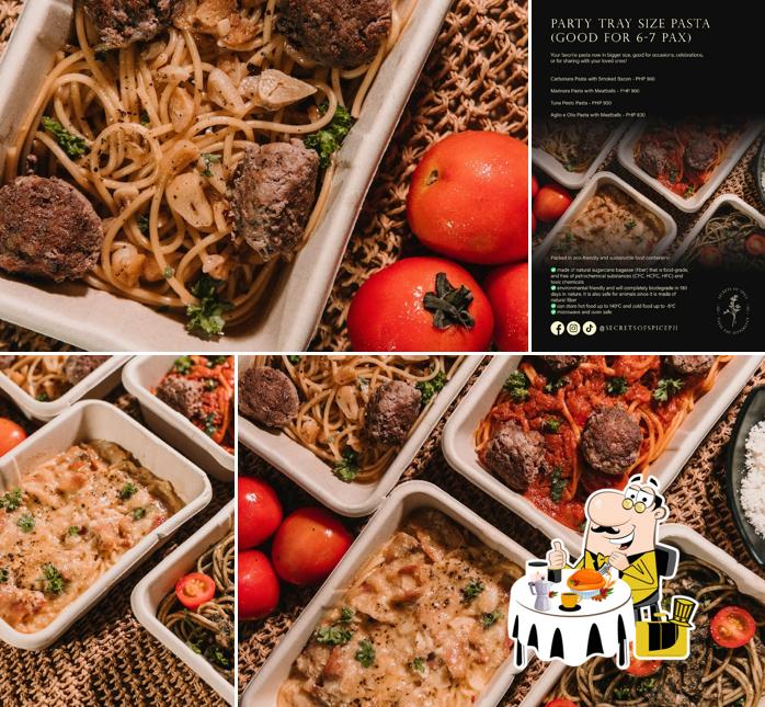 Secrets of Spice restaurant, Manila Restaurant menu