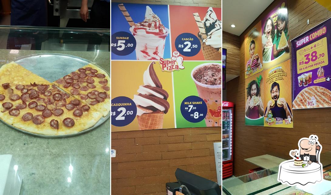 Super Pizza Shopping Parque: Pizza Grande, Doce, Pizzaria, Delivery, Maceió AL oferece uma variedade de sobremesas
