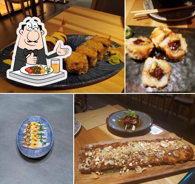 Блюда в "Quinta Avenida- Restaurante Japonés"