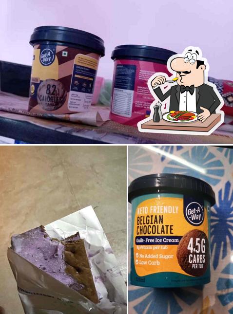 Among various things one can find food and beverage at GetAWay - Ice Creams & Desserts
