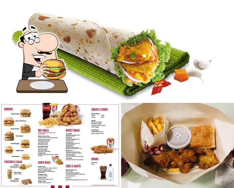 KFC Porirua, 14 Hagley St in Porirua Restaurant menu and reviews